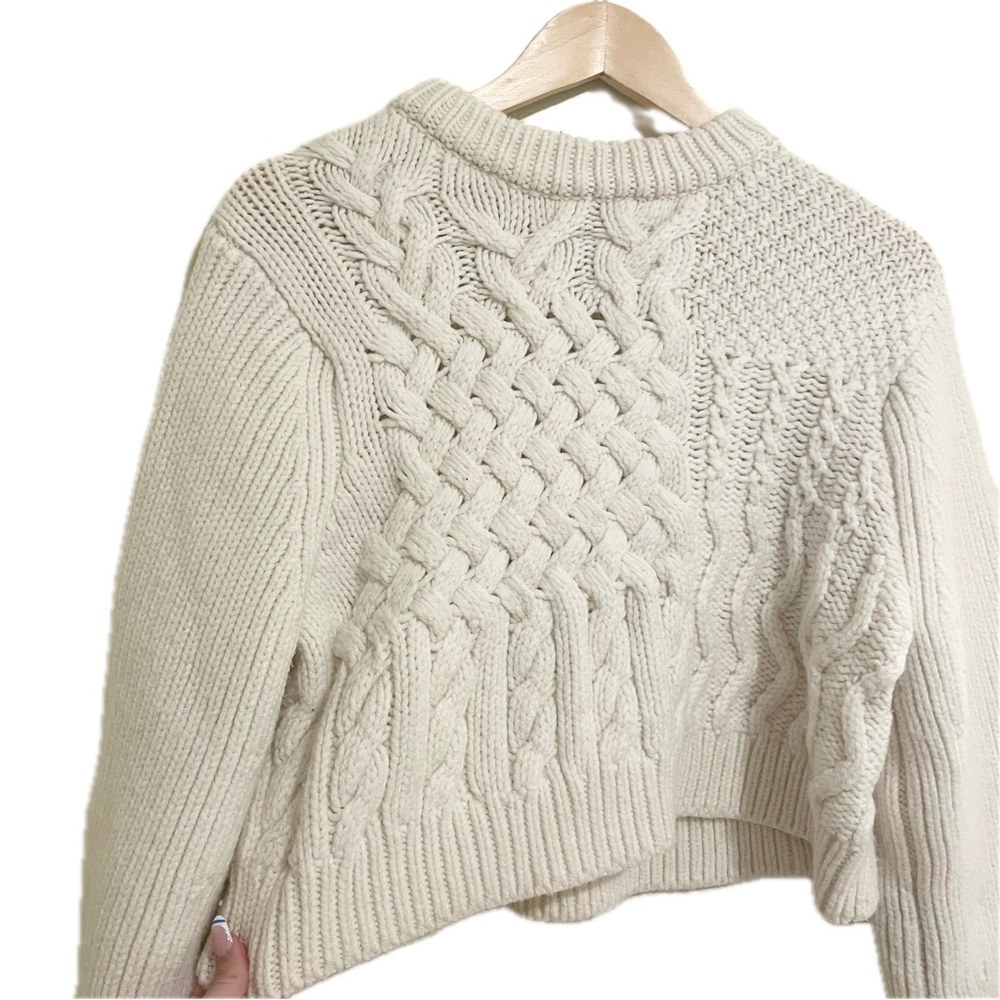 Cecilie Bahnsen 100% Marino Wool Jolene Jumper Chunky Knit Sweater Medium - Picture 7 of 11